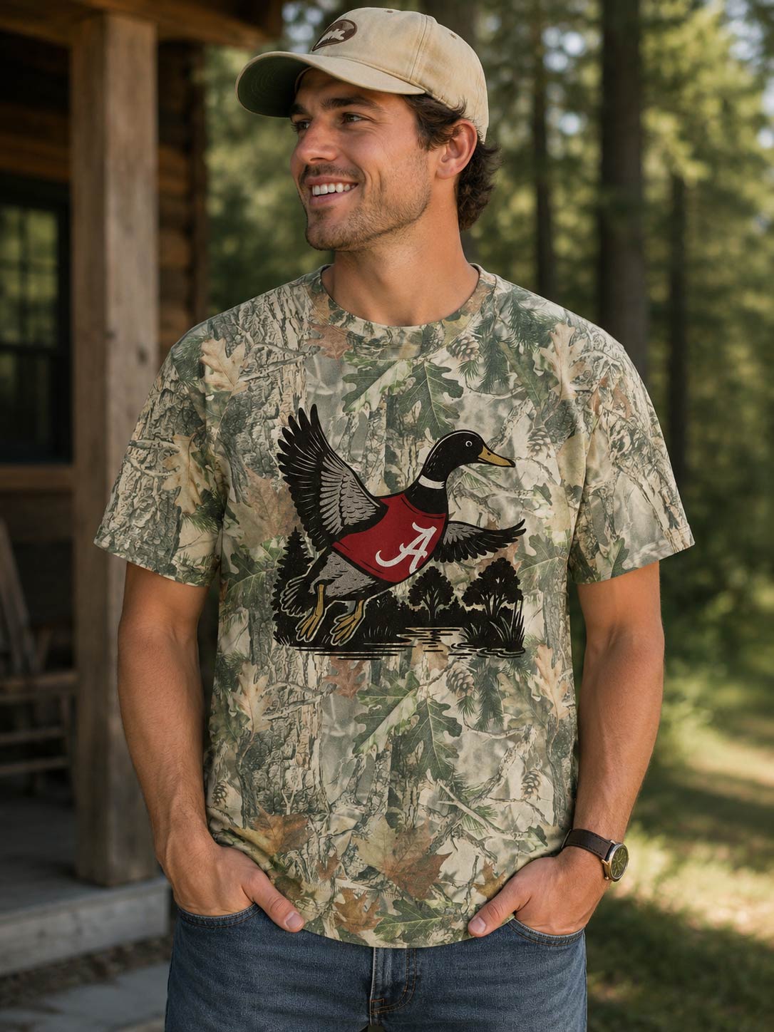 Alabama Waterfowl Camo Tee
