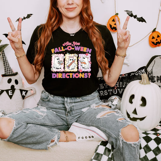 Are you fall o ween directions? tee