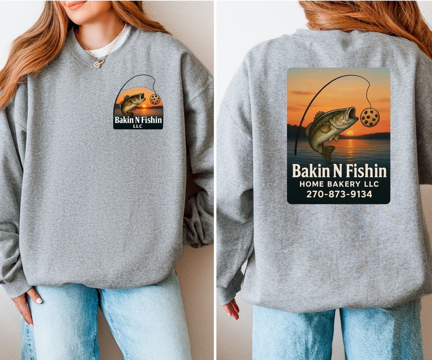 Bakin N Fishin LLC Sweatshirt