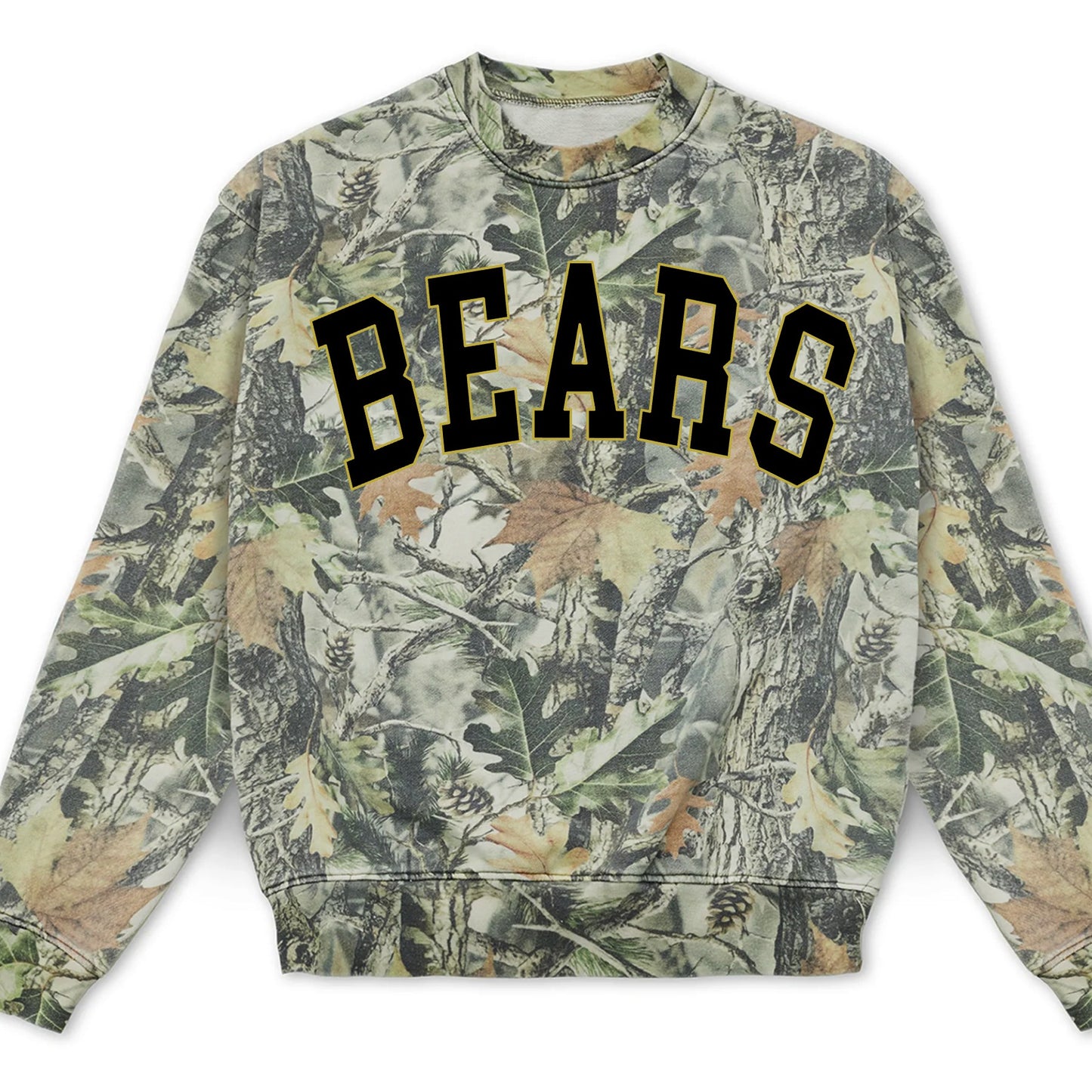 Bears Vintage Wood Camo Sweatshirt