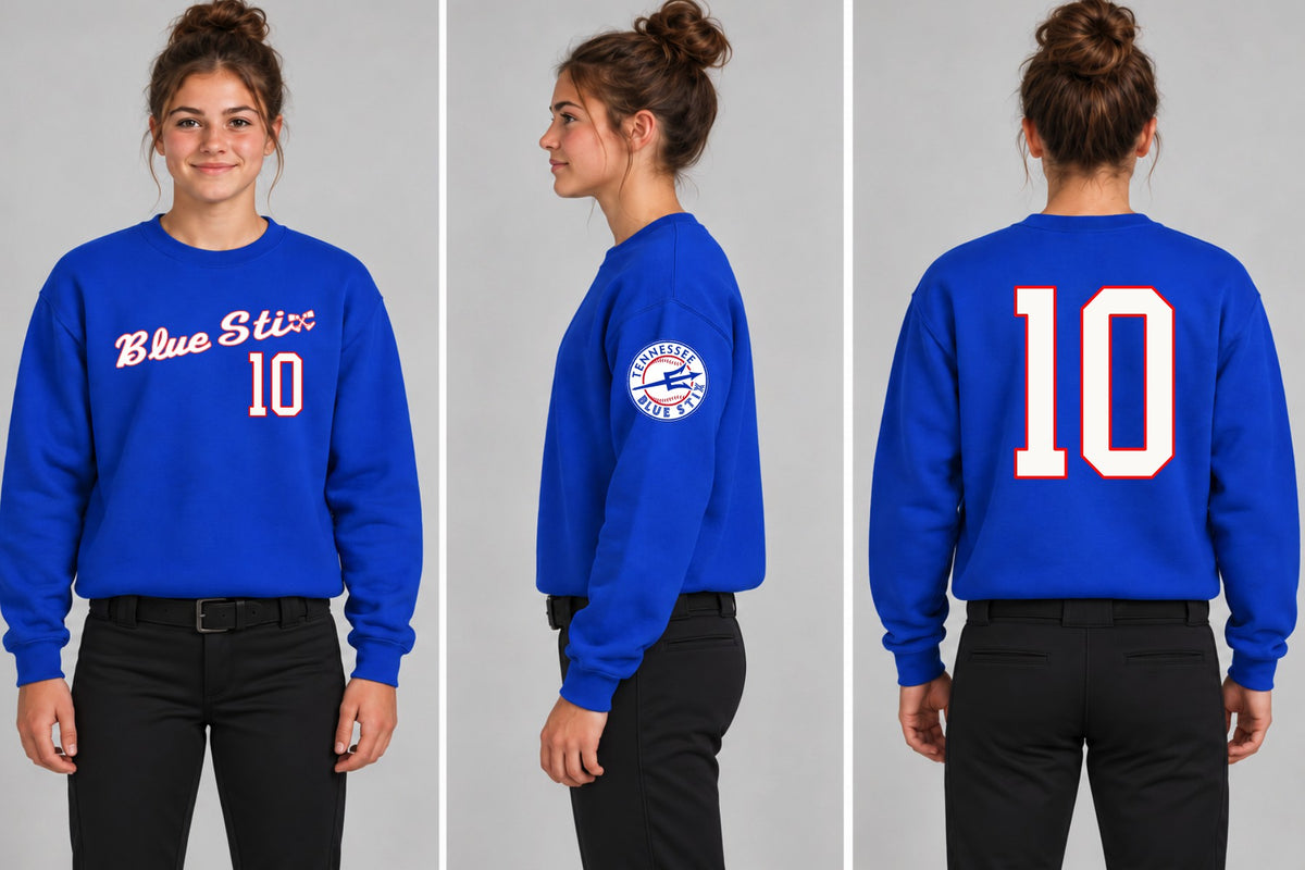 BlueStix Personalized Crewneck Sweatshirt