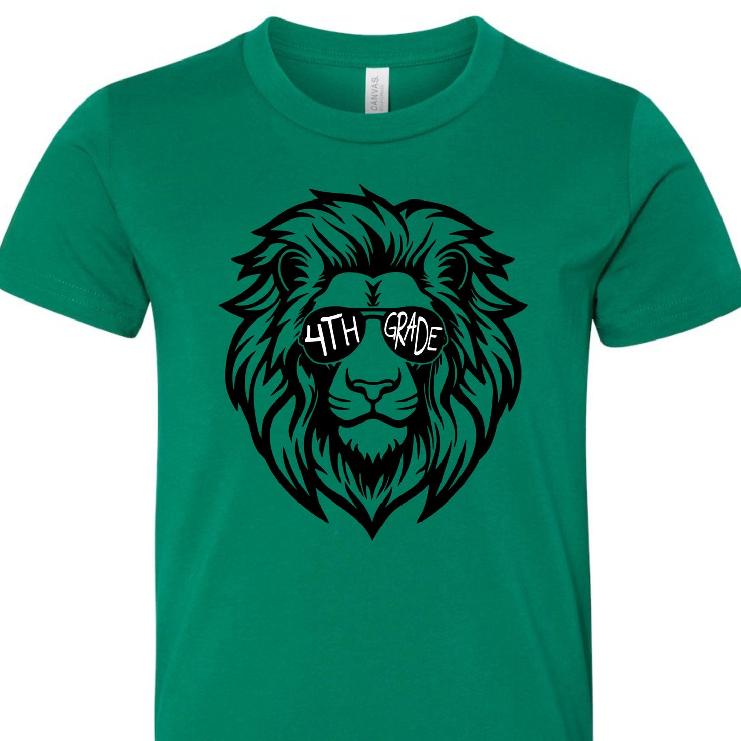 Lion Sunglasses 4th Grade Tee