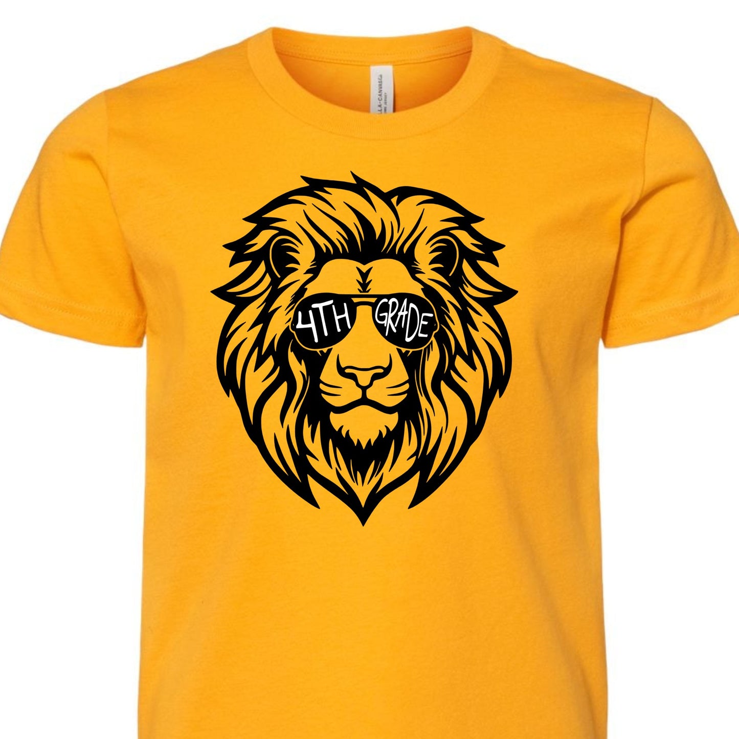 Lion Sunglasses 4th Grade Tee