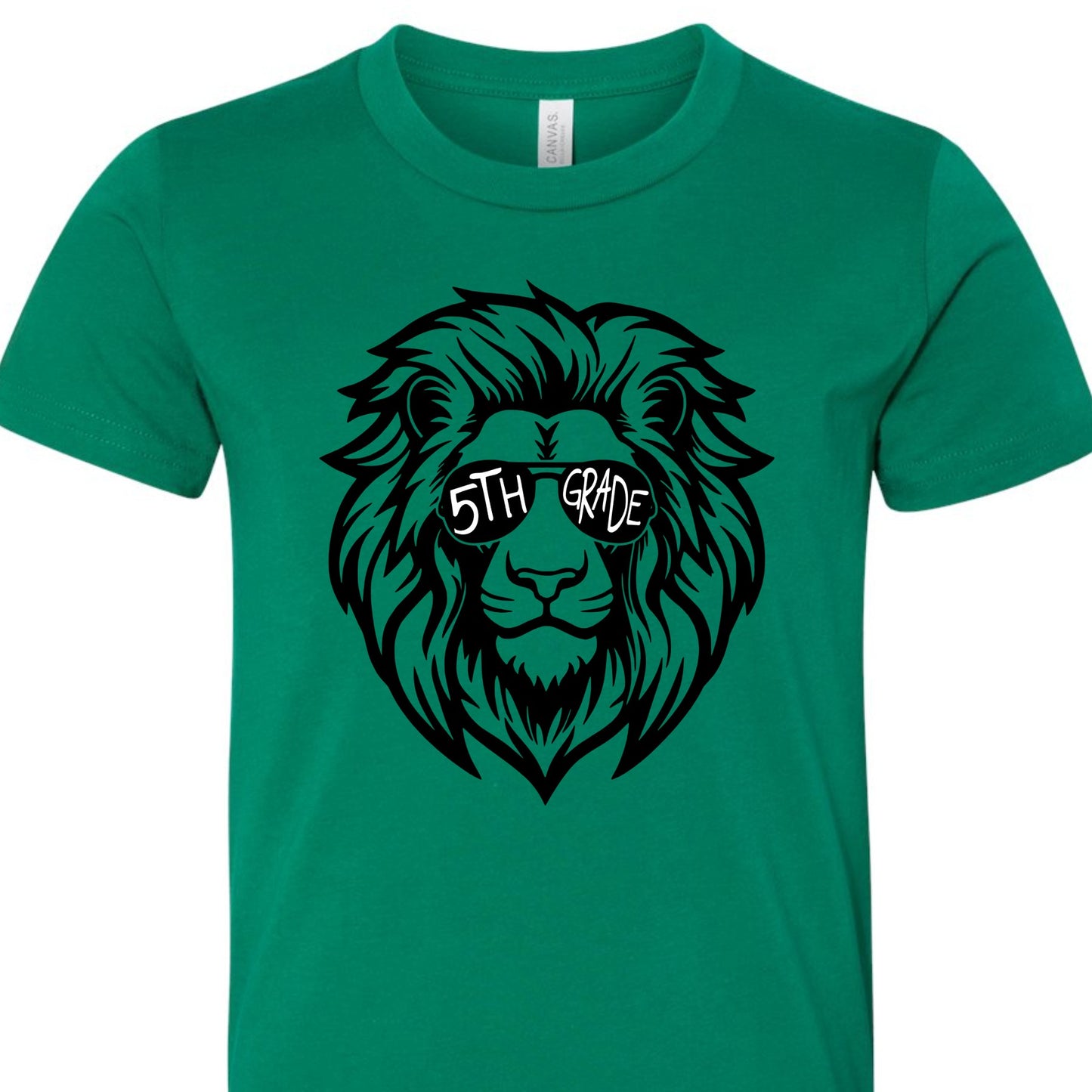 Lion Sunglasses 5th Grade Tee