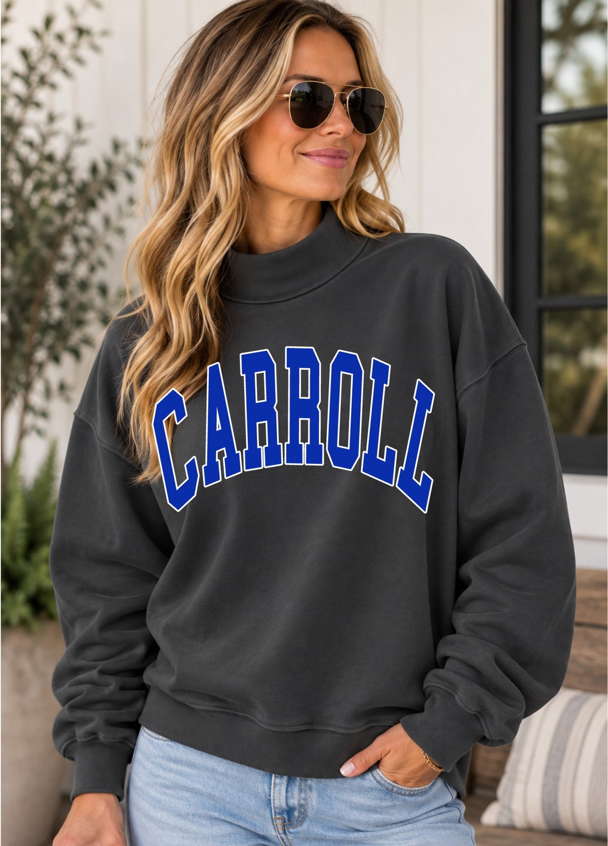 Carroll Collegiate Mock Neck