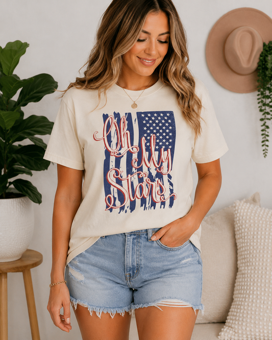 Oh My Stars Comfort Colors Tee