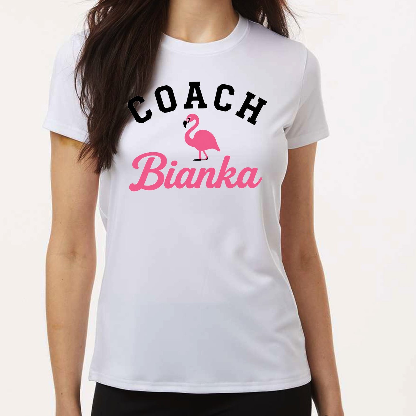 Pink Flamingo Coach Tee