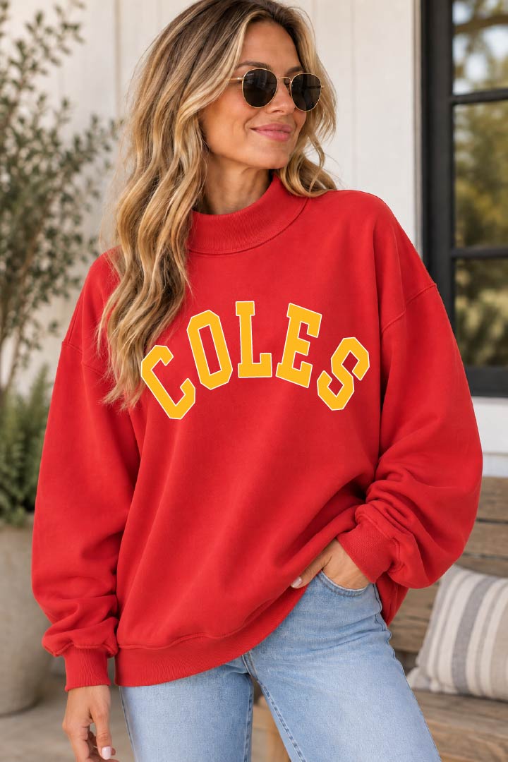 Coles Collegiate Mock Neck