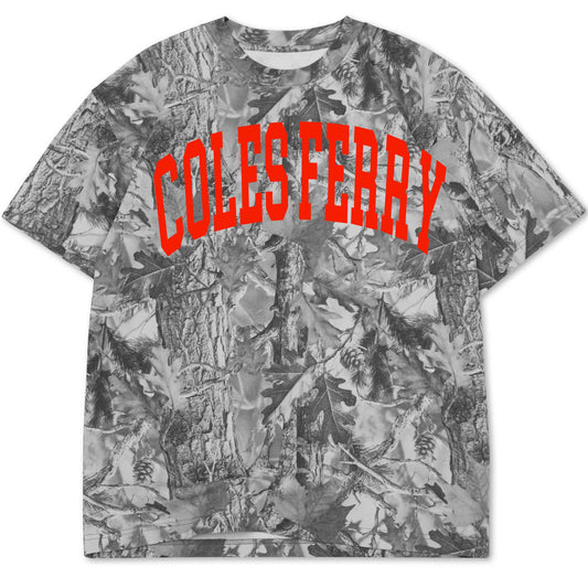 Coles Ferry Vintage Gray Camo Tee