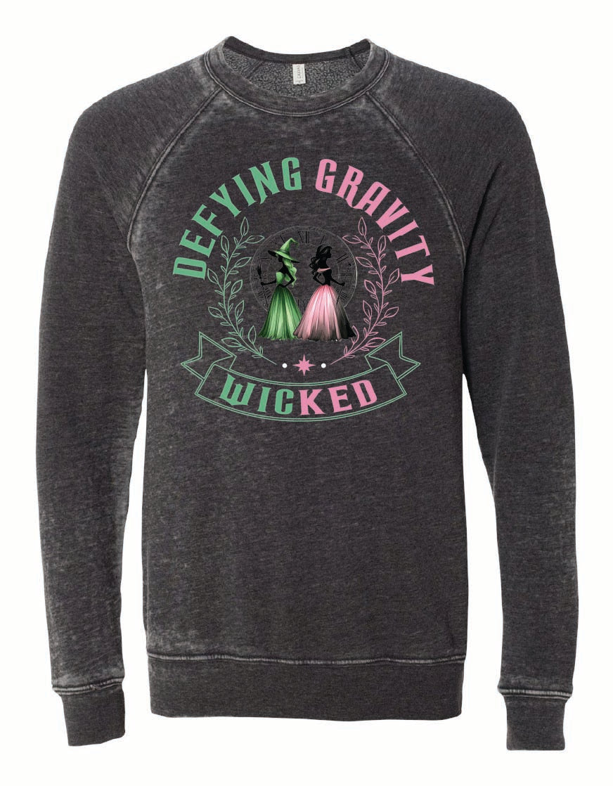 Defying Gravity Acid Washed Sweatshirt