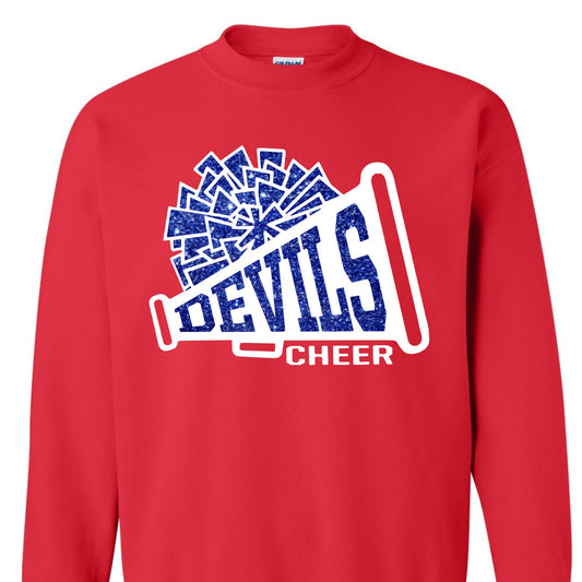 Devils Sparkle Cheer Sweatshirt