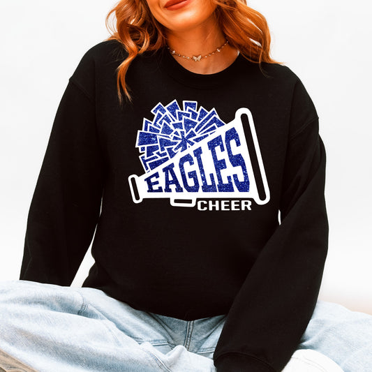 Eagles Sparkle Cheer Sweatshirt