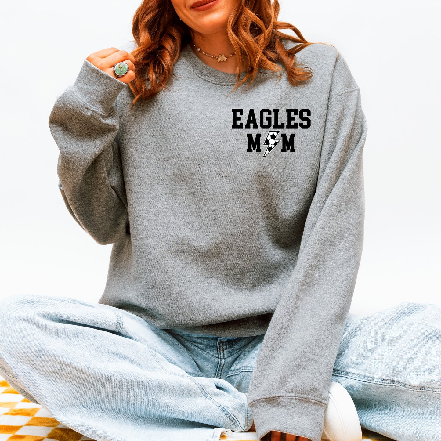 Eagles Mom Personalized Sweatshirt