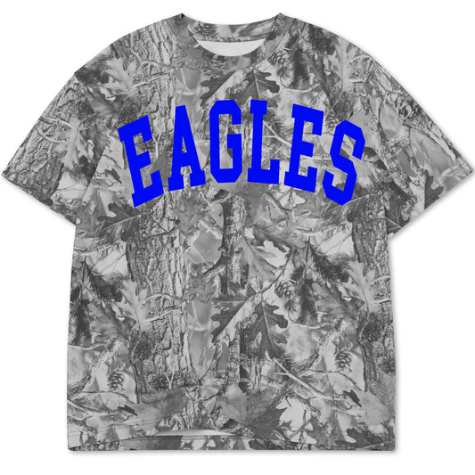 Eagles Vintage Gray Camo Tee