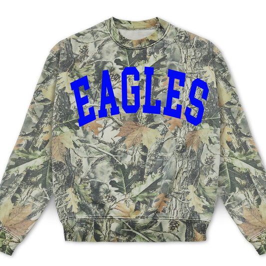 Eagles Vintage Wood Camo Sweatshirt
