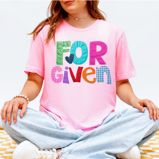 Patchwork Forgiven Tee