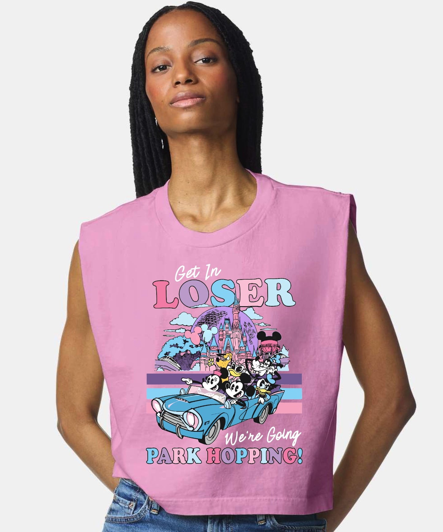 Get in Losers We're going Park Hopping Muscle Tee