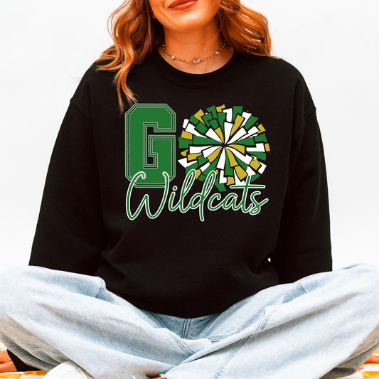 Go Wildcats Cheer Crewneck