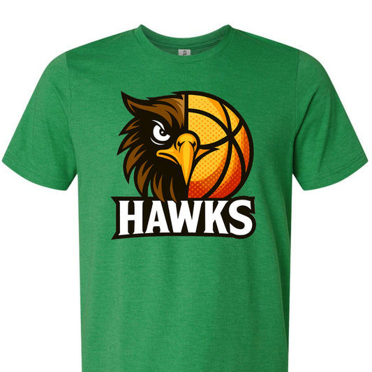 Hawks Basketball Tee