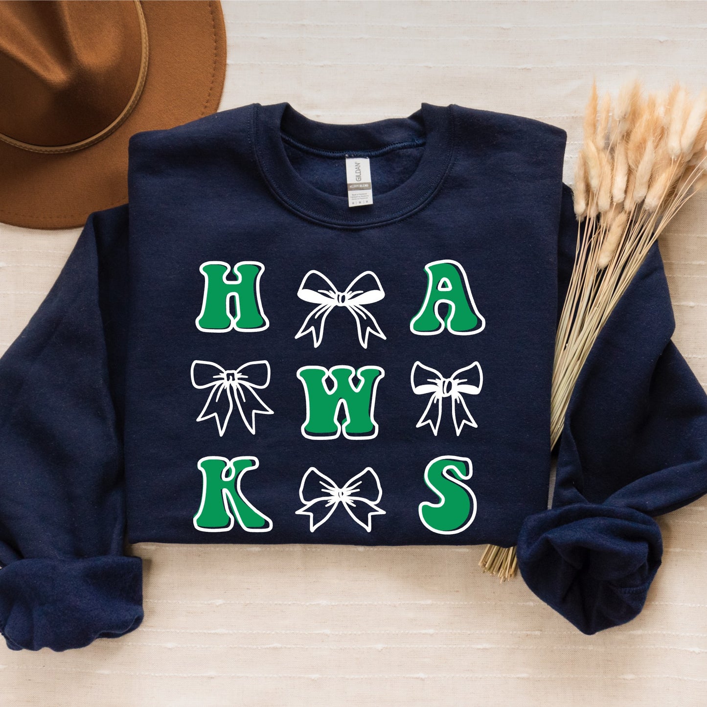 Hawks Bow Sweatshirt