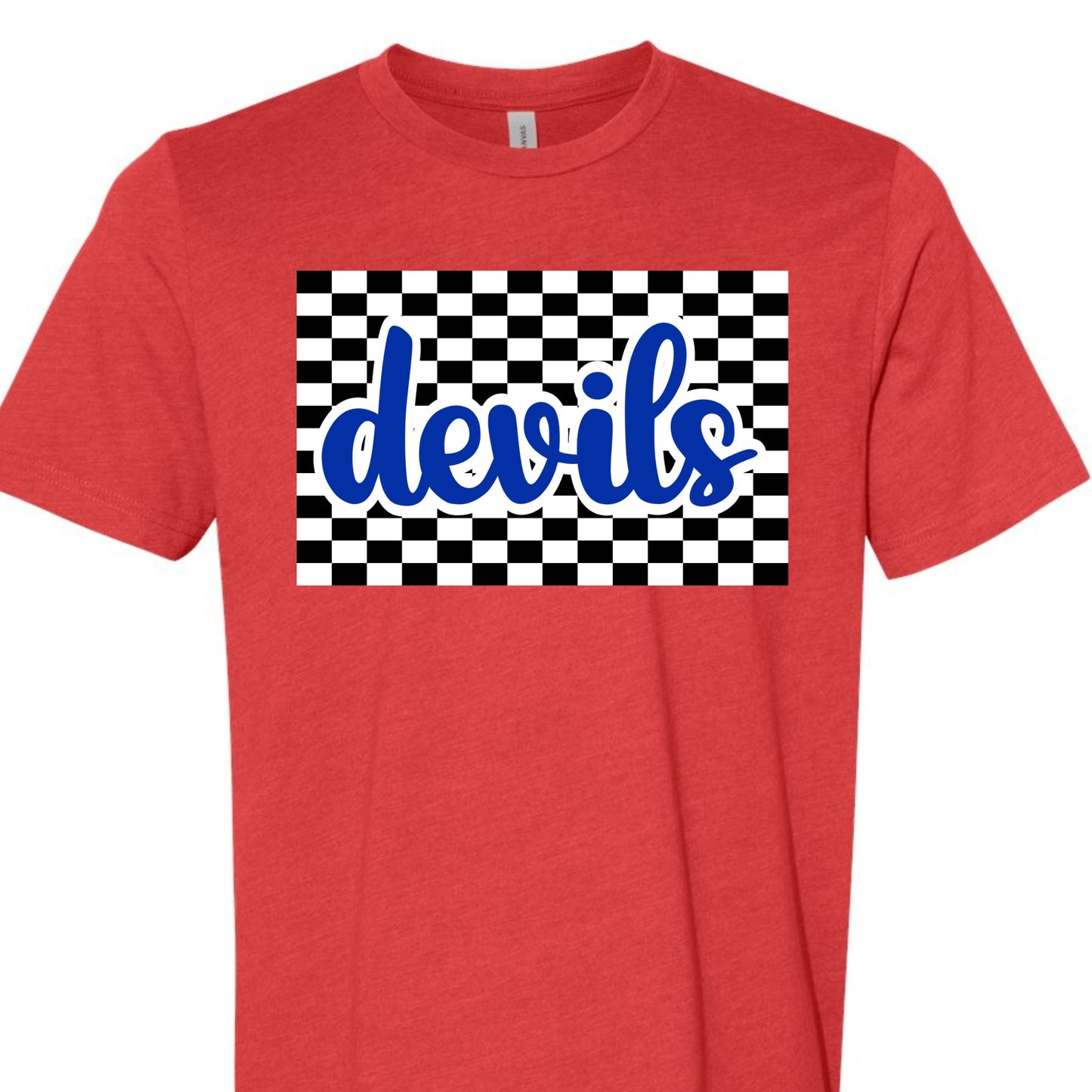 Devils Checkerboard Tee