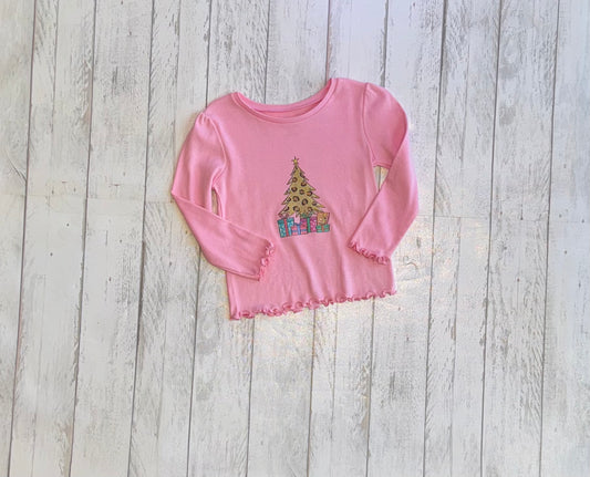 Christmas Tree Ruffle Shirt