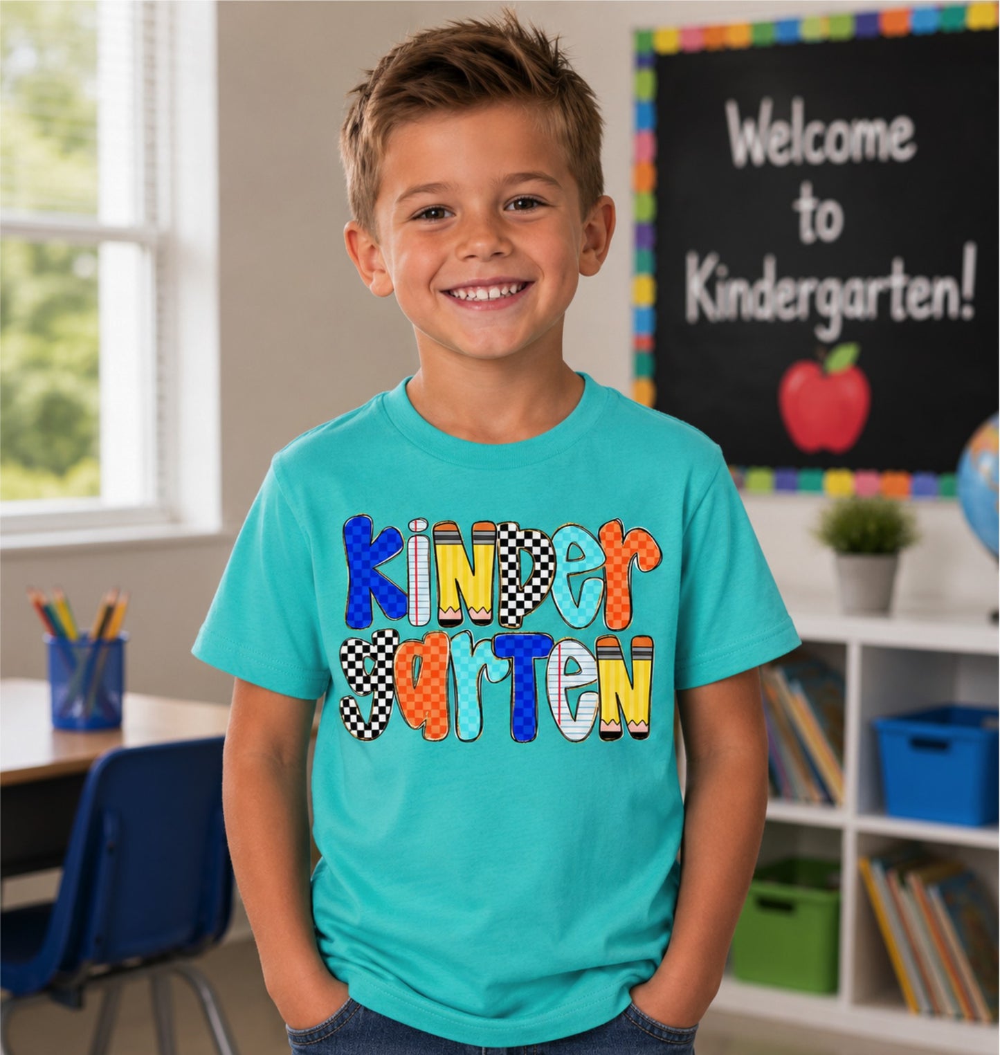 Kindergarten Pencil Patch Tee