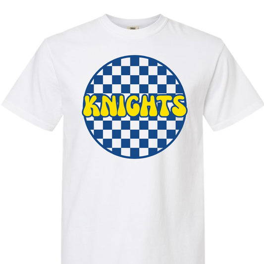 Knights Retro Checkered Tee