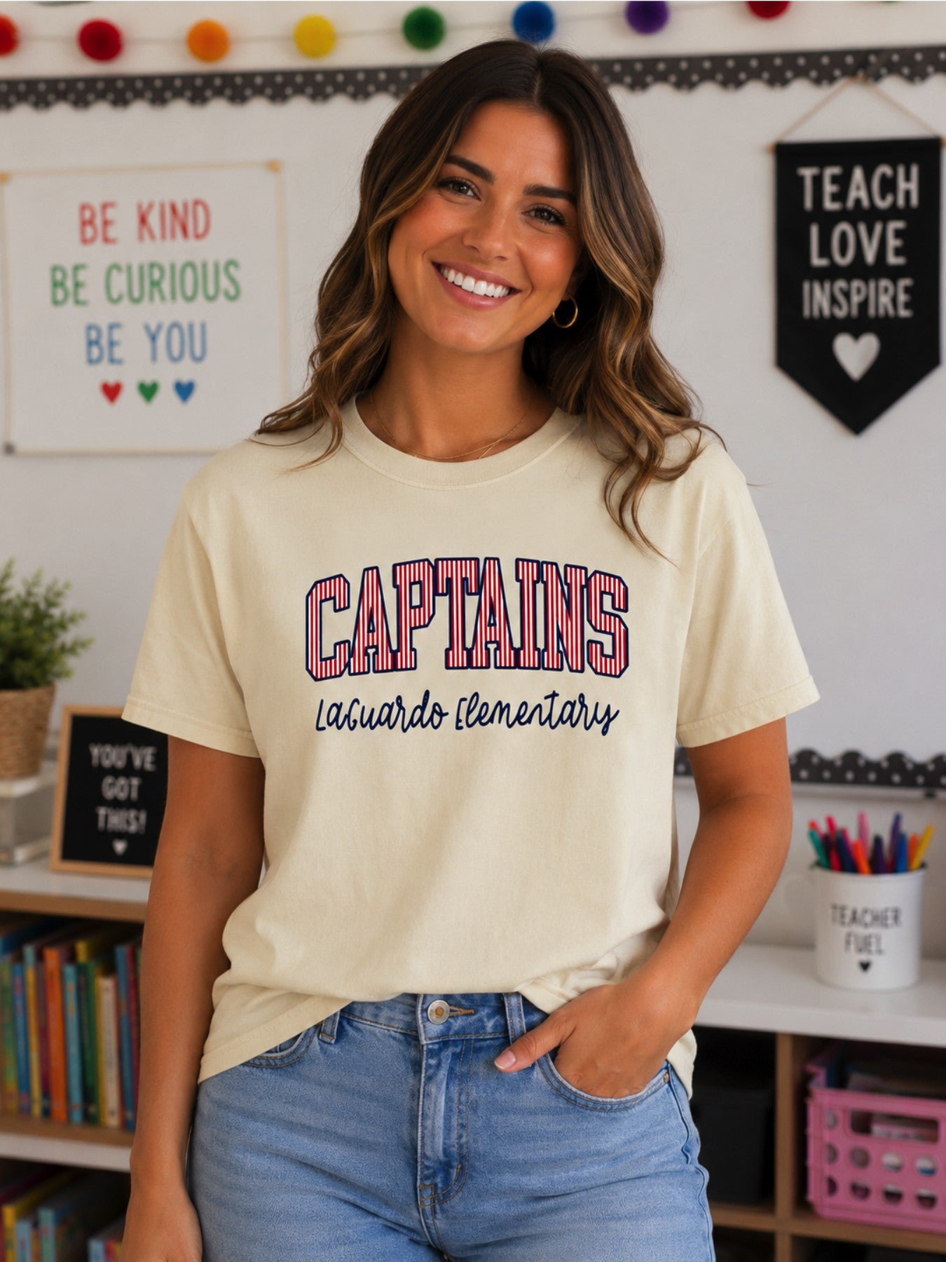 LaGuardo Captains Seersucker Spirit Tee