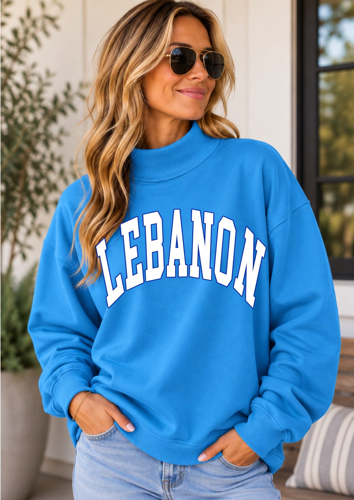 Lebanon Collegiate Mock Neck