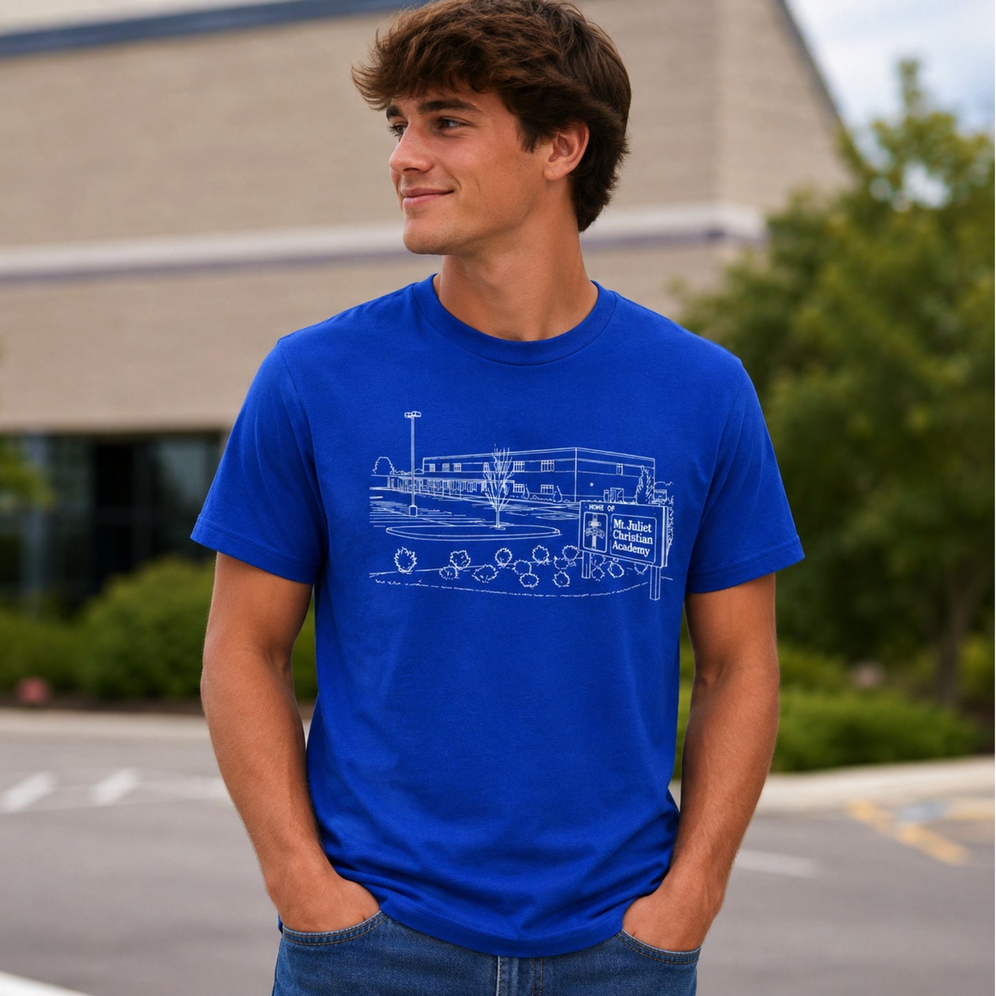 Mt. Juliet Christian Academy Sketch Bella Tee