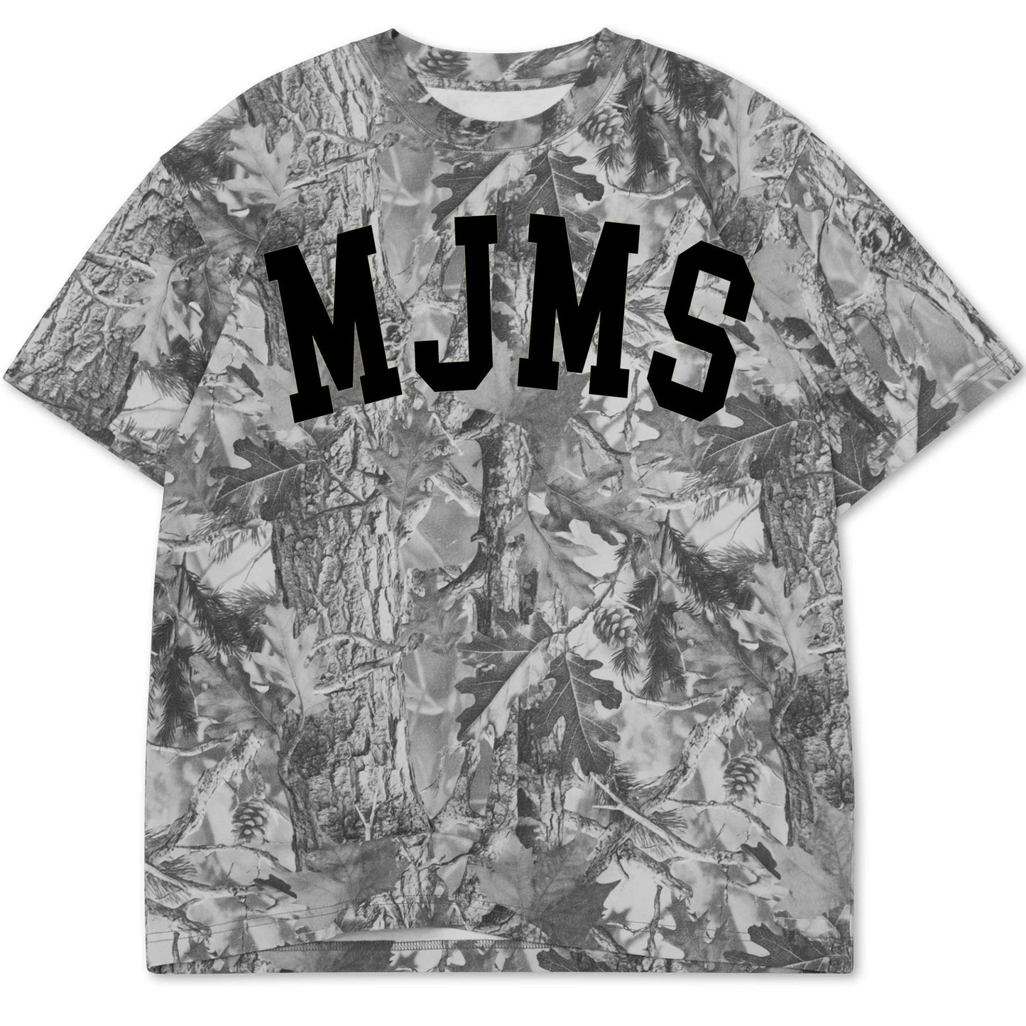 MJMS Vintage Gray Camo Tee
