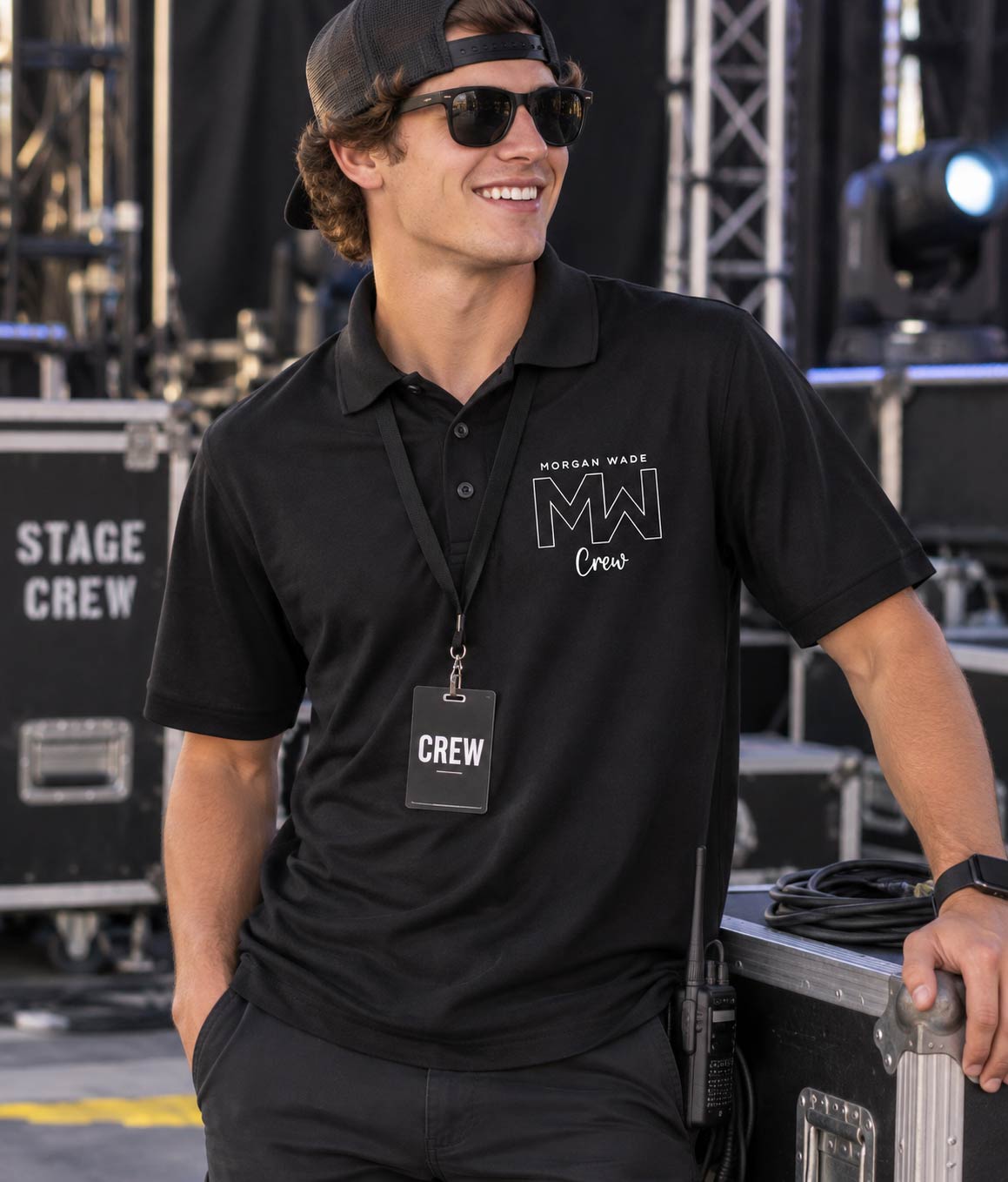 Morgan Wade Crew Performance Polo