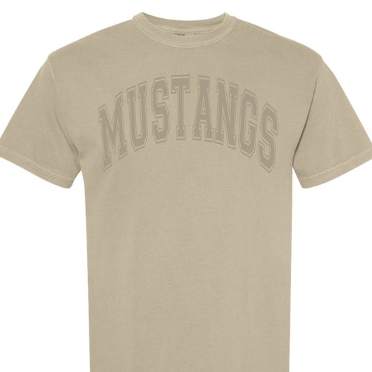 Mustangs Tone on Tone Tee