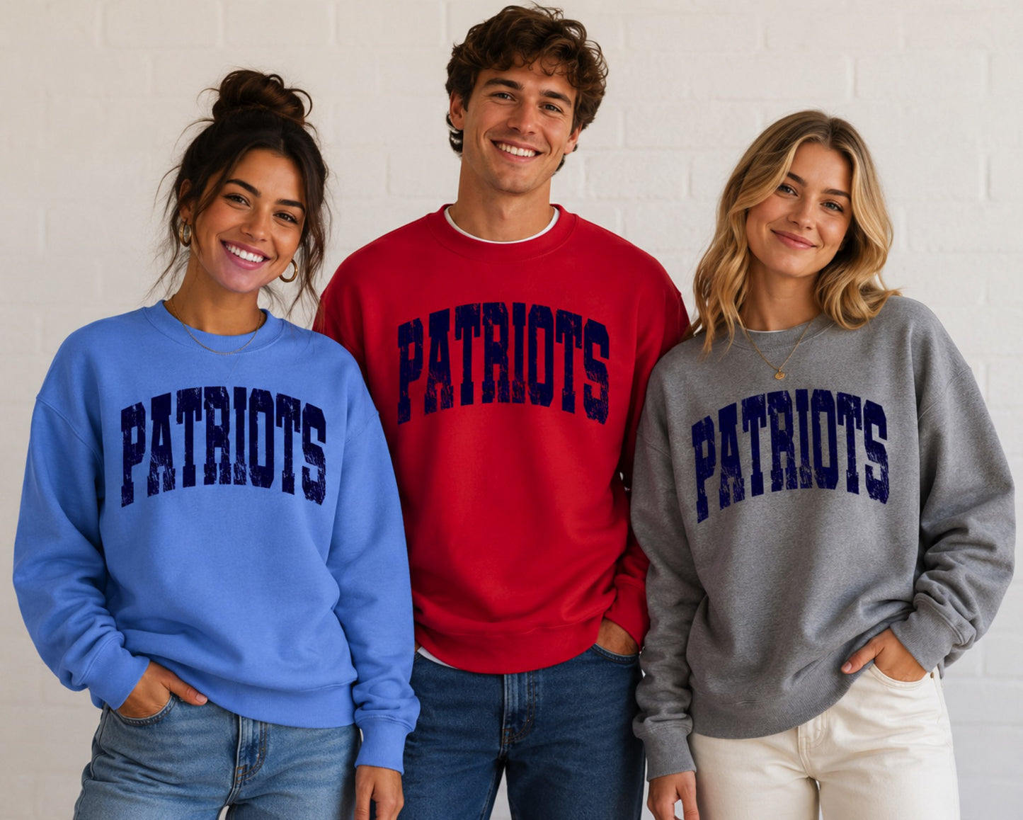 Patriots Vintage Crewneck