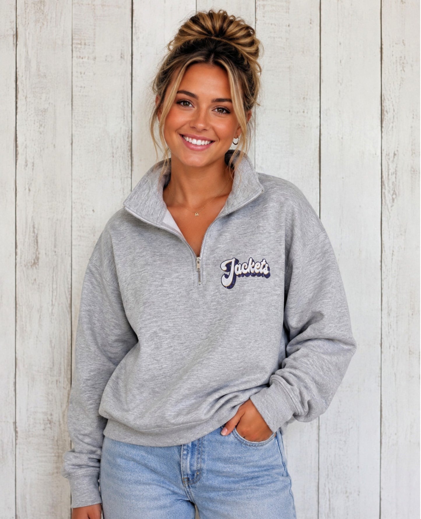 Retro Jackets Quarter Zip Sweatshirt