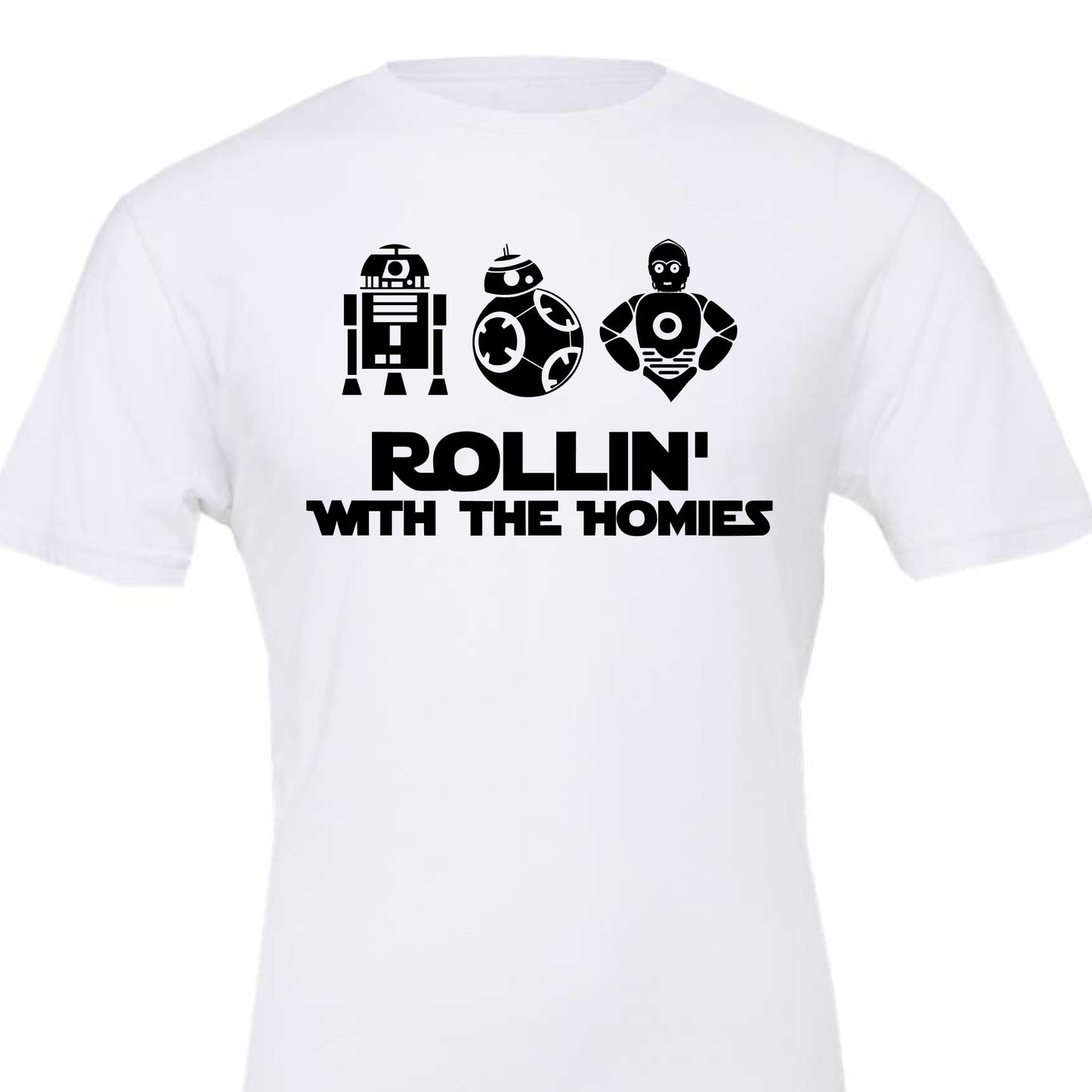 Rollin' with my homies tee