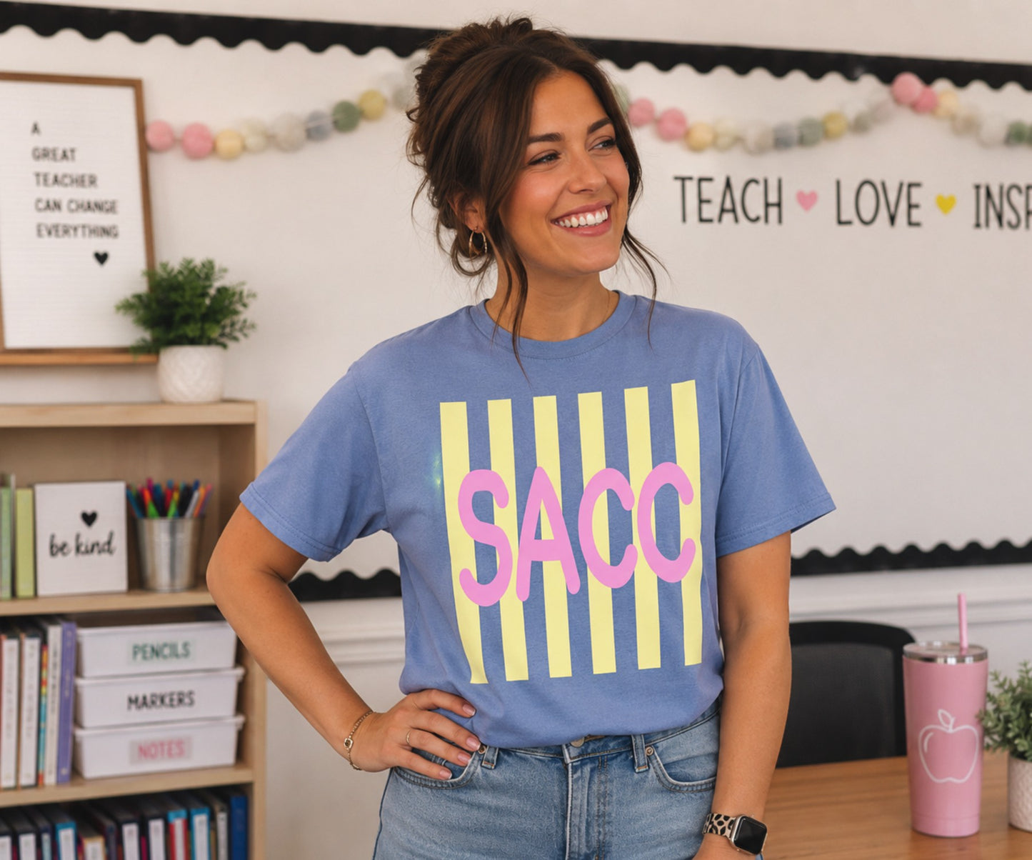 SACC Stripe Tee