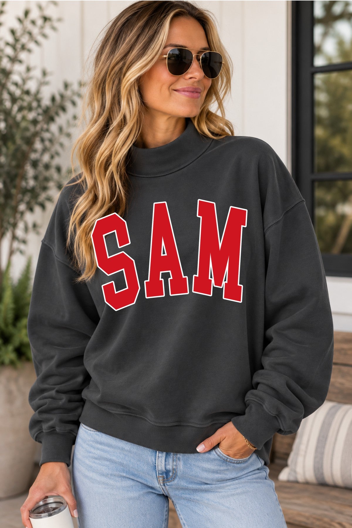 Sam Collegiate Mock Neck