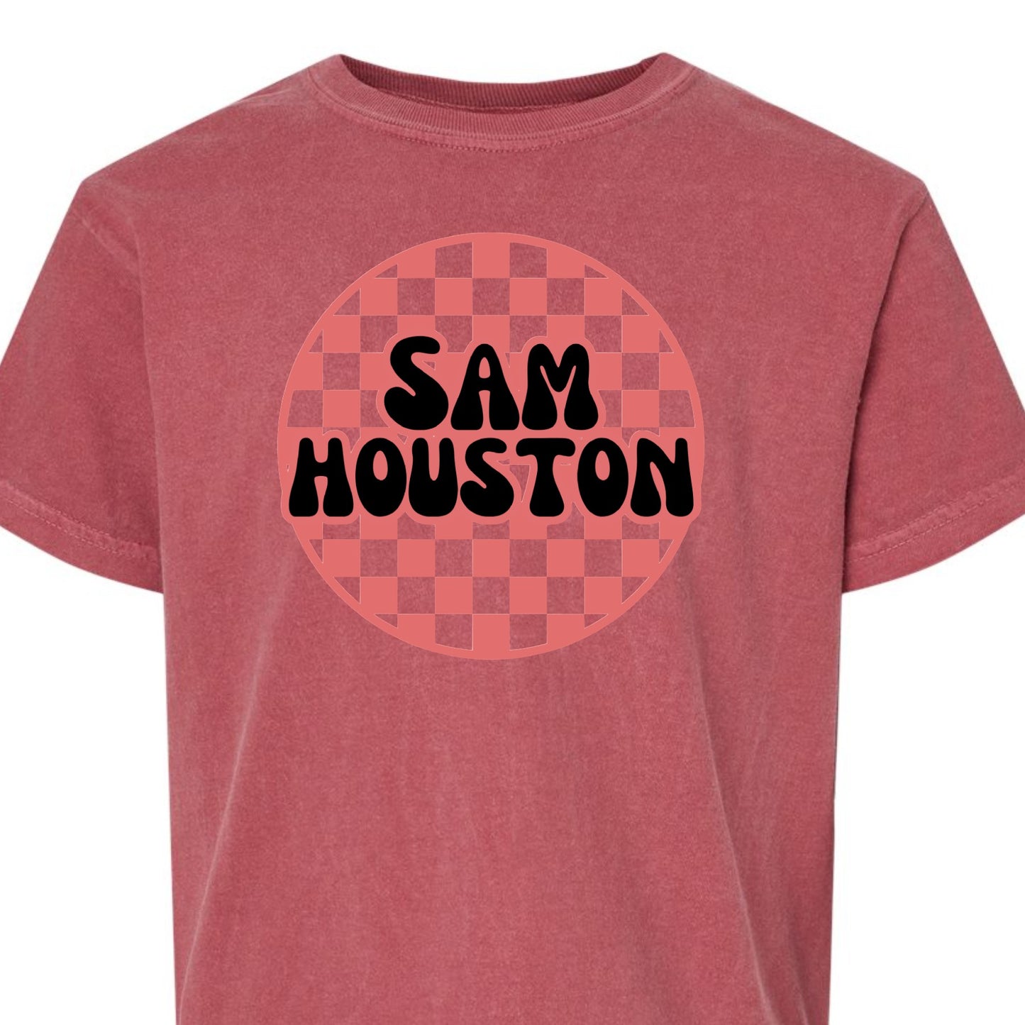 Sam Houston Retro Checkered YOUTH Tee