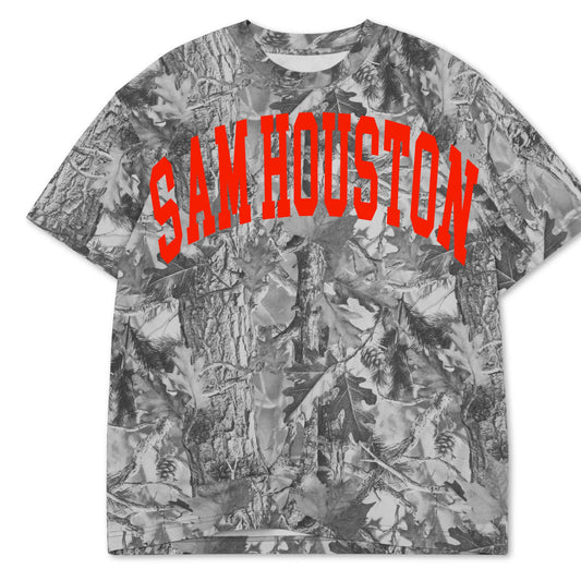 Sam Houston Vintage Gray Camo Tee