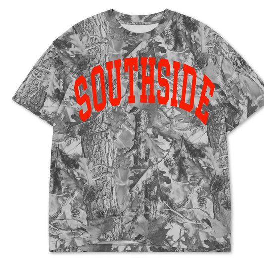 Southside Vintage Gray Camo Tee