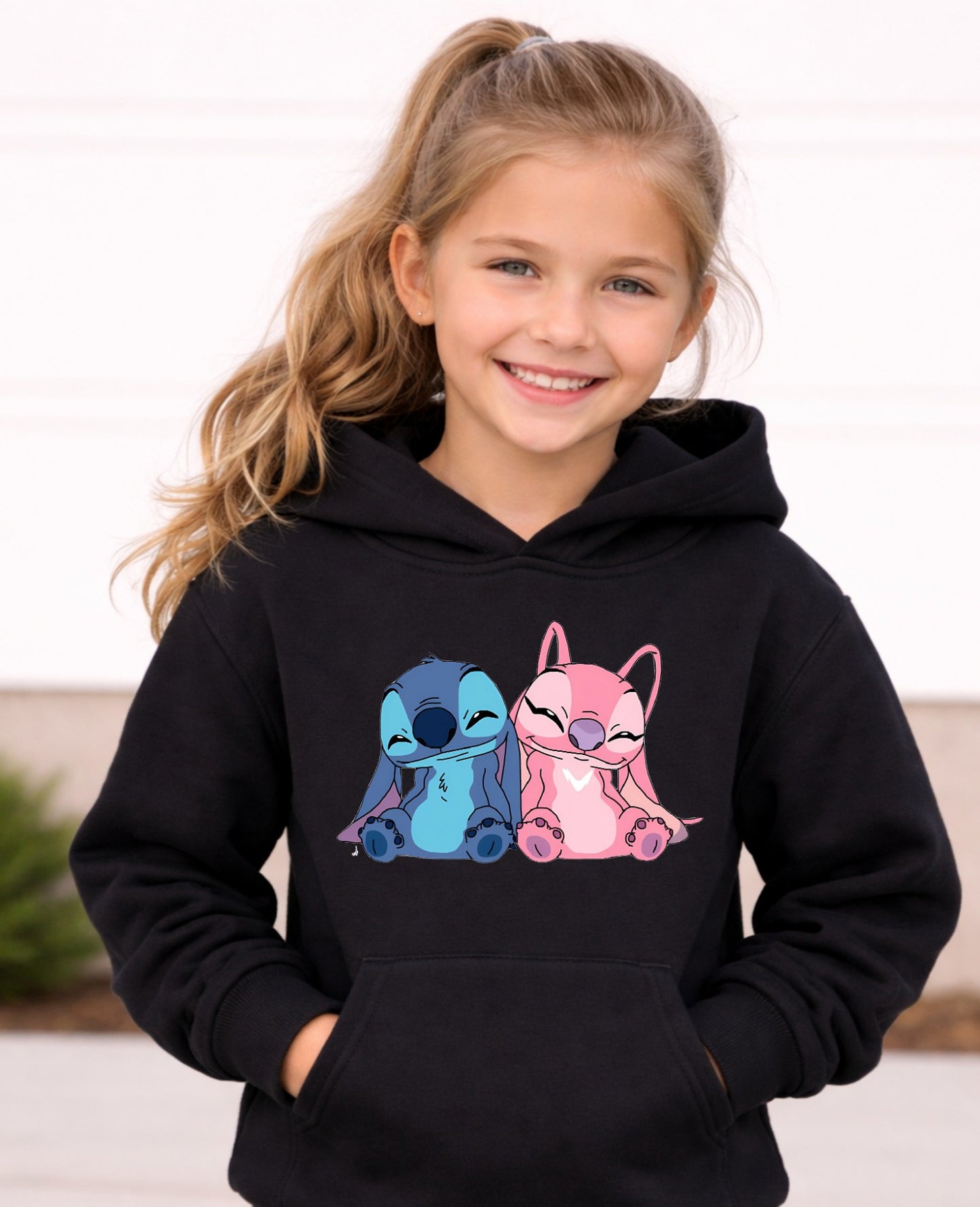 Forever Friends Stitch and Angel Hoodie