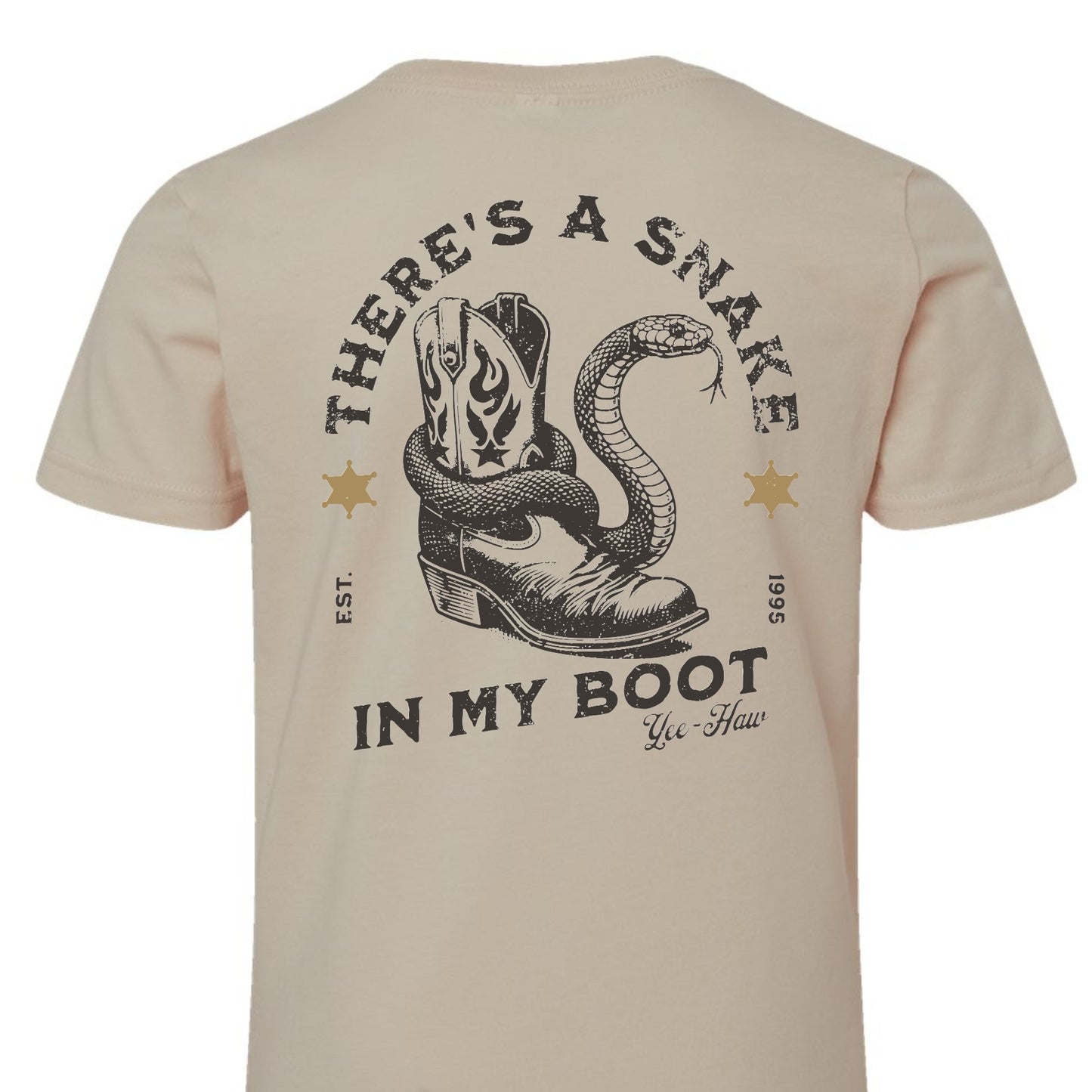 There's a snake in my boots tee