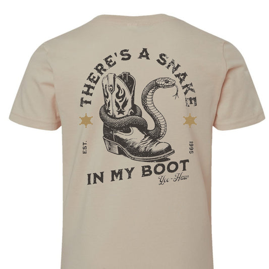There's a snake in my boots tee