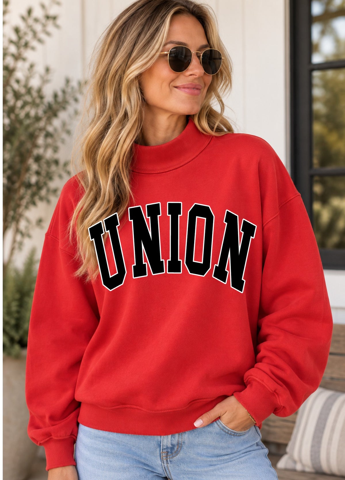 Union Collegiate Mock Neck