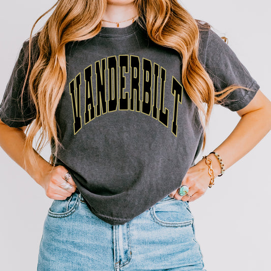 Vanderbilt Boxy Crop Tee