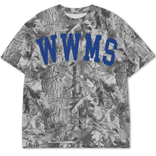 WWMS Vintage Gray Camo Tee