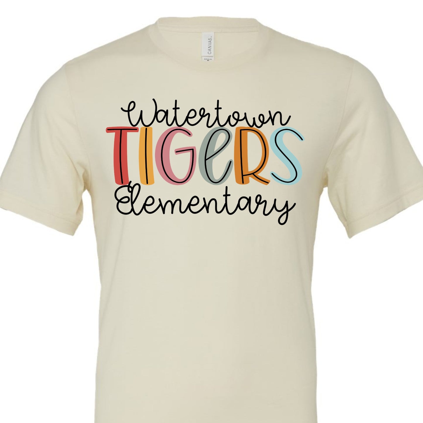 Watertown Tigers Mutlicolor Tee