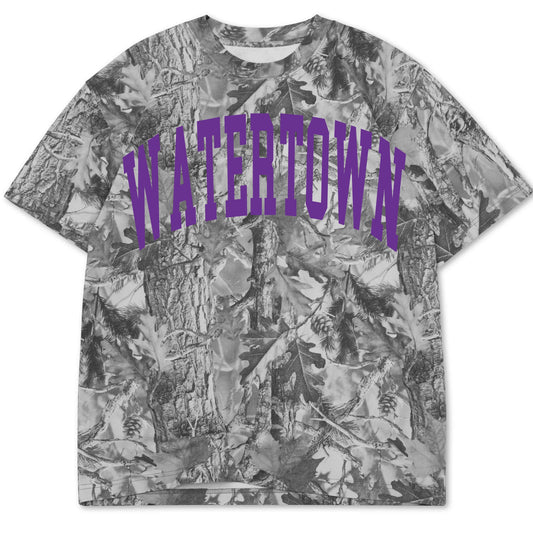 Watertown Vintage Gray Camo Tee